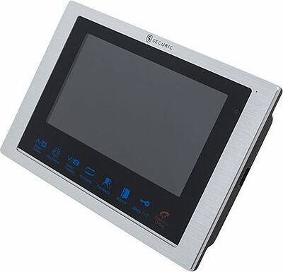 SECURIC 45-0336 Цветной монитор видеодомофона 7 quot; формата AHD, с сенсорным управлением, с детектором движения, функцией фото- и видеозаписи (модель AC-336)