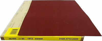 SIA 3100.3713.0400 Siawat 1913 водостойкая шлифовальная бумага P400, лист 230×280 мм