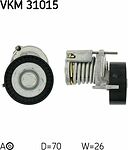 SKF VKM 31015 натяжной ролик поликлинового ремня VW, Skoda, Seat, Audi A2 (030 145 299 C)