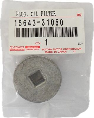 Toyota 15643-31050 сливная пробка корпуса масляного фильтра, оригинал