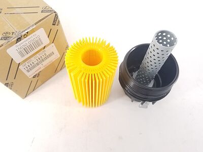TOYOTA 15650-38010 крышка масляного фильтра с элементом, Land Cruiser 200, Tundra, Sequoia (3UR-FE)