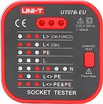 UNI-T 13-1121 Тестер розеток UNI-T UT07B-EU