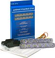 Вымпел DRL-HP-6 (5045) дневные ходовые огни, 6 светодиодов COB, с повтором поворота, пластиковый корпус, 2 шт.