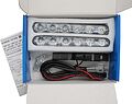 Вымпел DRL-HP-L6 (5047) дневные ходовые огни, 6 светодиодов SMD 5050, металлический корпус IP65, 2 шт.
