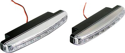 Вымпел DRL-L8 3528 SMD (5051) дневные ходовые огни, 8 светодиодов, IP65, пластиковый корпус, 2 шт.