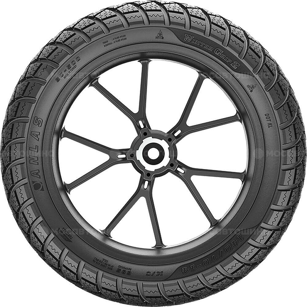 Жақтан көрініс  Anlas SC-500 Winter Grip 2 100/90-14 57P REINF M+S (Задняя)