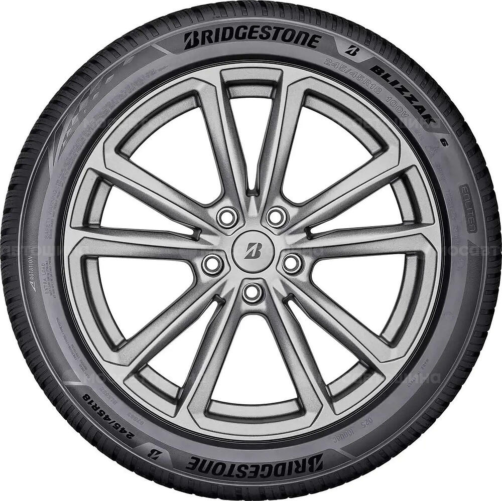 Жақтан көрініс Bridgestone Blizzak 6 275/35 R22 104W XL