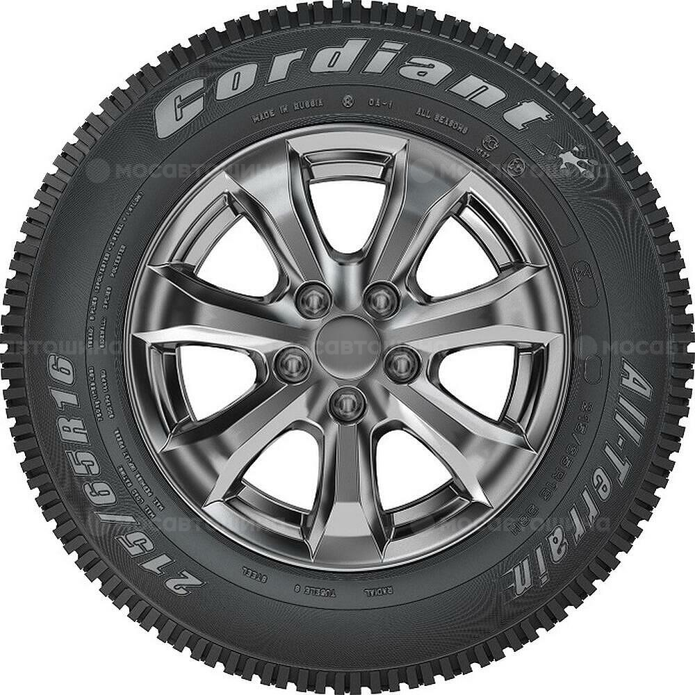Жақтан көрініс  Cordiant 4x4 All Terrain 205/70 R15 96Q