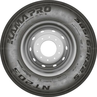 Кама NT 203 PRO 385/55 R19,5 156J (Прицепная ось)