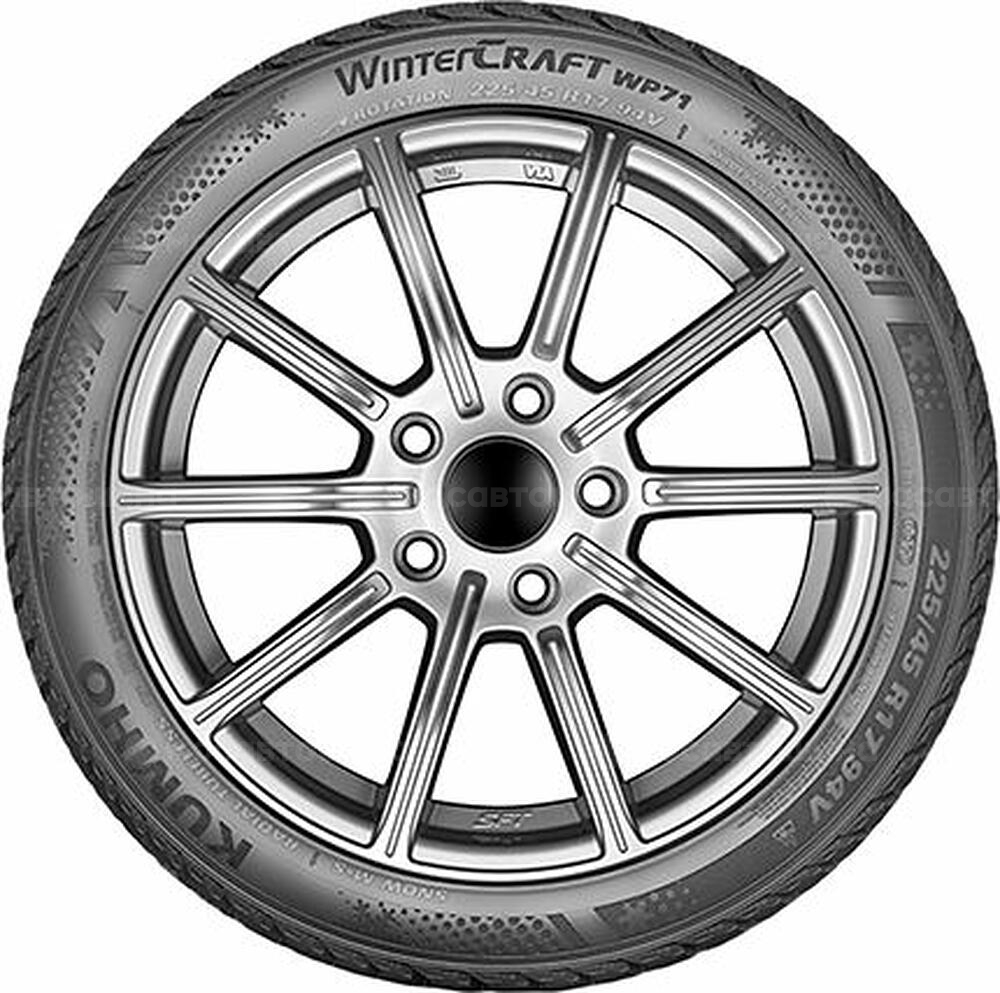 Жақтан көрініс  Kumho Wintercraft WP71 205/50 R17 93H XL