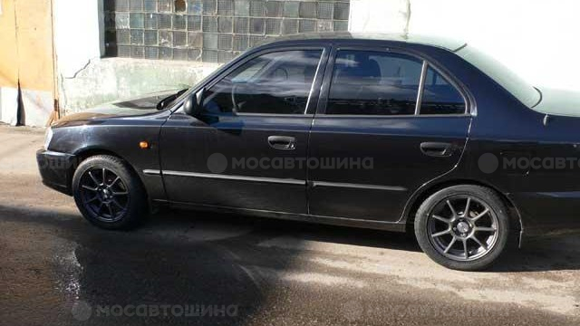 Дискілер Carwel 803 R15 на автомобиле Hyundai Accent [135]