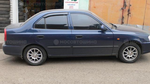 Дискілер Виком АРТ 135 R14 на автомобиле Hyundai Accent [129]