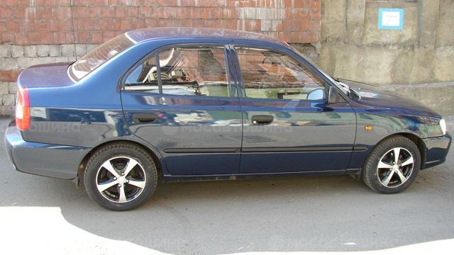 Дискілер Скад Уран 2 R14 на автомобиле Hyundai Accent [119]