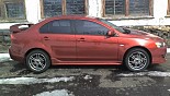Диски Kosei D-Racer көлікте Mitsubishi Lancer X Диски Kosei D-Racer көлікте Mitsubishi Lancer X