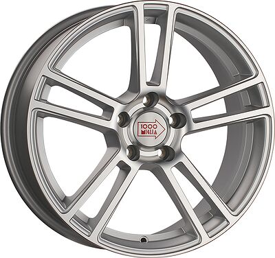 1000Miglia MM1002 8.5x19 5x112 ET 32 Dia 66.6 Silver High Gloss