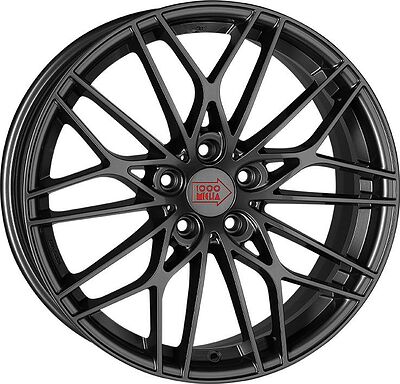 1000Miglia MM1015 8x18 5x108 ET 45 Dia 63.4 Dark Anthracite High Gloss