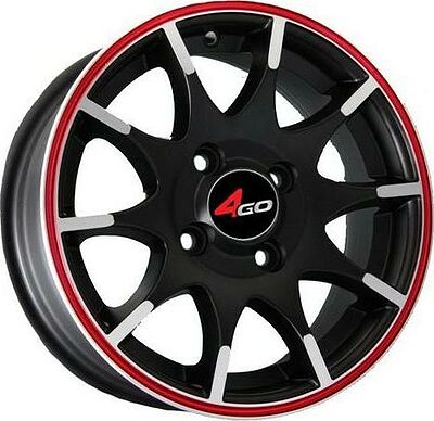 4GO JJ112 5.5x13 4x100 ET 35 Dia 67.1 BMFRL