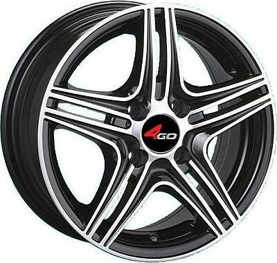 4GO JJ522 6x14 4x100 ET 45 Dia 67.1 GMMF