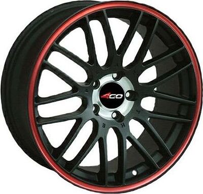 4GO XS253 8x17 4x100 ET 38 Dia 73.1 MBRL