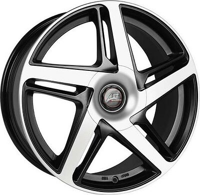 Aez AirBlade 8x17 5x112 ET 48 Dia 70.1 Black Matt Polished