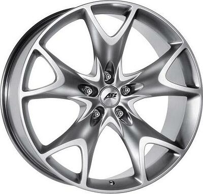 Aez Phoenix 8.5x18 5x120 ET 46 Dia 74.1 Black Matt Polished