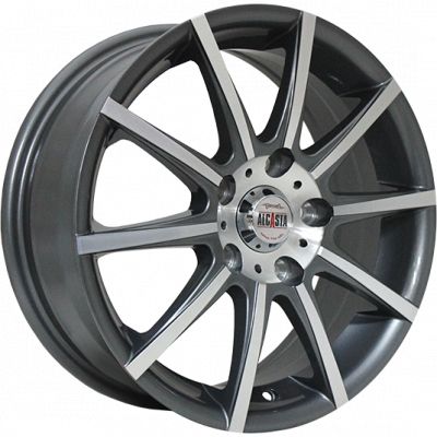 Alcasta M12 6x15 4x114.3 ET 44 Dia 56.6 HBFP