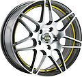 Alcasta M28 6.5x15 5x114.3 ET 43 Dia 66.1 BKYS