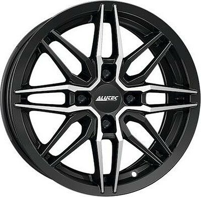 Alutec Burnside 6x16 4x100 ET 40 Dia 63.3 diamant schwarz pol