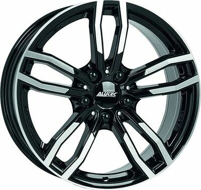 Alutec Drive 8x18 5x112 ET 30 Dia 66.5 Diamant black front polished