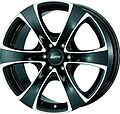 Alutec Dynamite 8.5x18 5x114.3 ET 35 Dia 76.1 diamant black polished