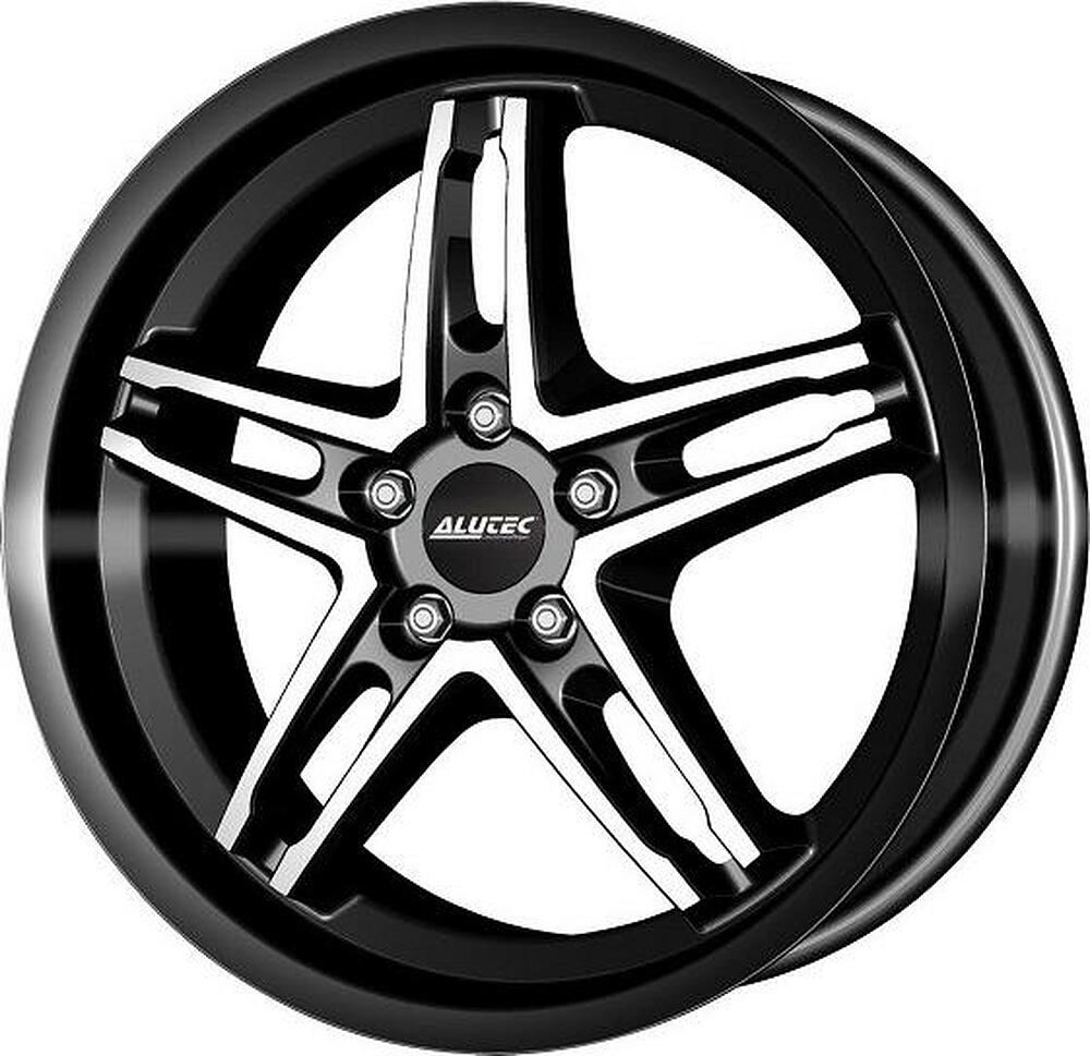 Alutec Poison Cup 9x18 5x112 ET 30 Dia 66.5 Diamond Black Front Polished
