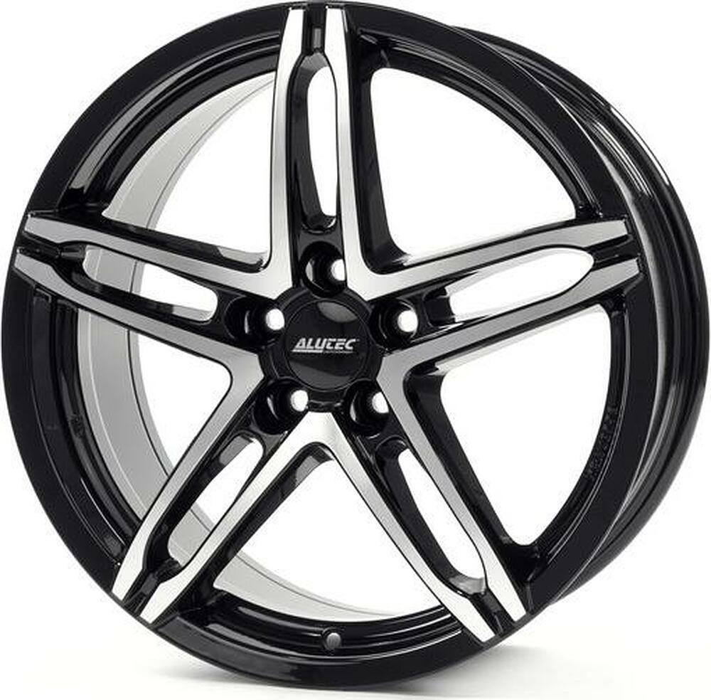 Alutec Poison 7x16 5x100 ET 38 Dia 63.3 Diamond Black Front Polished