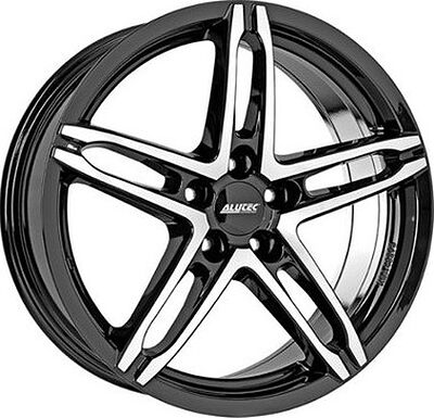 Alutec Poison 7x17 5x100 ET 38 Dia 63.3 Schwarz Poliert