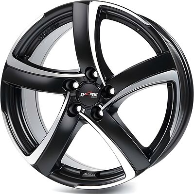 Alutec Shark 7x16 5x115 ET 38 Dia 70.2 Racing Black