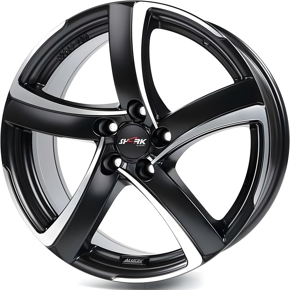 Alutec Shark 6x16 4x108 ET 40 Dia 63.3 Racing Black
