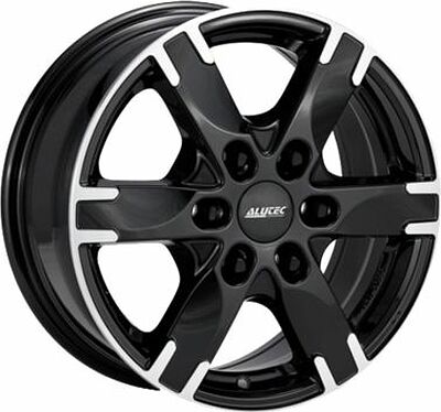 Alutec Titan 7x16 6x130 ET 55 Dia 84.1 Diamant black front polished