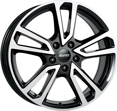 Alutec Tormenta 8x18 5x112 ET 40 Dia 66.6 Diamond Black Front Polished