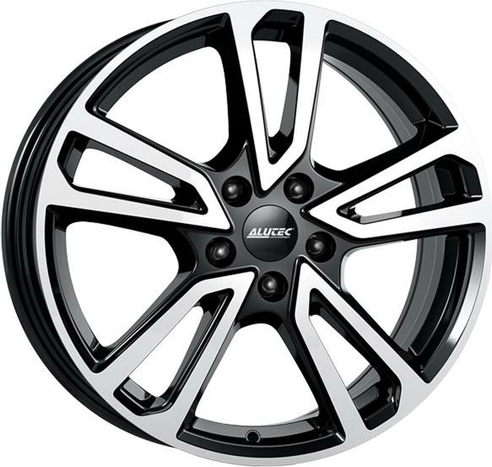 Alutec Tormenta 7x17 5x114.3 ET 48.5 Dia 67.1 Diamond Black Front Polished