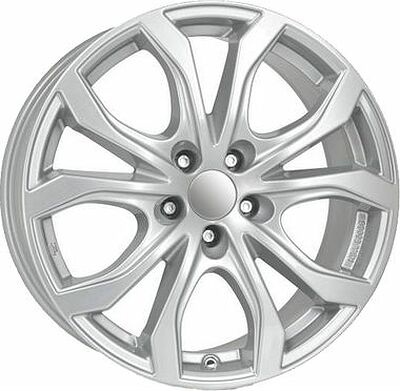 Alutec W10 7.5x17 5x112 ET 37 Dia 66.5 Polar Silver