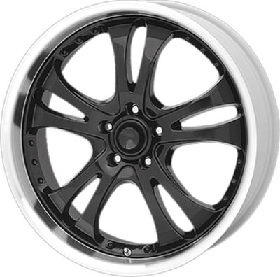 American Racing Casino (AR393) 8.5x20 5x114.3 ET 35 Dia 72.62 Black/Machined