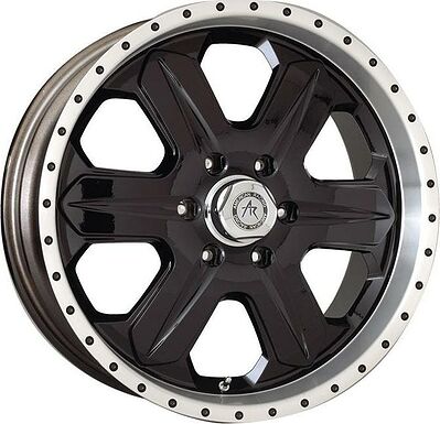 American Racing Fuel (AR321) 8.5x18 6x139.7 ET 30 Dia 78.1 Black/Machined
