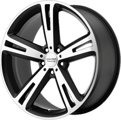 American Racing Villain (AR885) 8.5x20 5x112 ET 38 Dia 72.62 Black/Machined