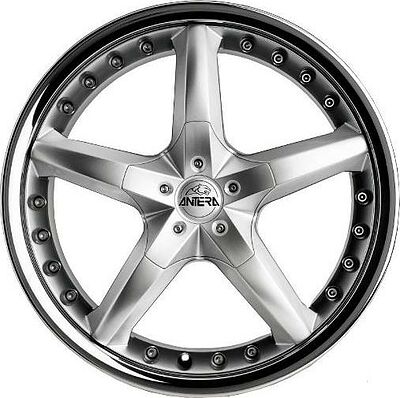 Antera 349 11x20 5x112 ET 32 Dia 75.1 Silver Lip Polished