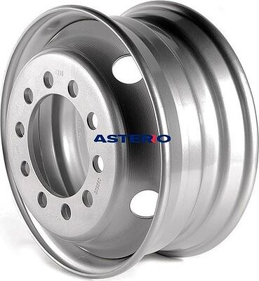 Asterro 10/225/176/130 6.75x17.5 10x225 ET 130 Dia 176 Silver