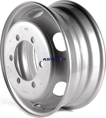 Asterro 6/205/161/114 6x17.5 6x205 ET 114 Dia 161 Silver