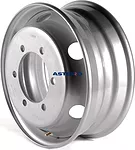 Asterro 6/205/161/115 6x17.5 6x205 ET 115 Dia 161 Silver