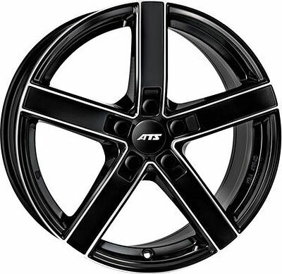 ATS Emotion 7x17 5x112 ET 45 Dia 66 Diamant black front polished