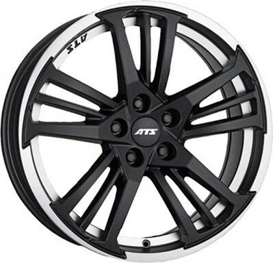 ATS Prazision 7.5x17 5x100 ET 35 Dia 63.3 Racing Schwarz Doppel Hornpoliert