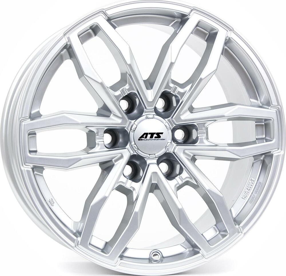 ATS Temperament 6 8.5x18 6x114.3 ET 20 Dia 66.1 Royal Silver