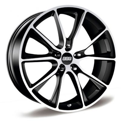 BBS SV 9x20 5x120 ET 45 Dia 70 Black Diamond Cut
